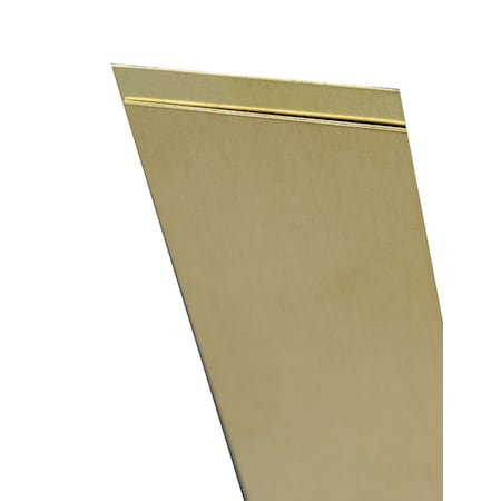 K&S Precision Metals K&S 0.093 in. X 3/4 in. W X 12 in. L Mill Brass Metal Strip 8227